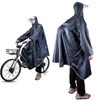 KRATARC Outdoor Rain Poncho Reflective Waterproof Raincoat Camping Hiking Cycling