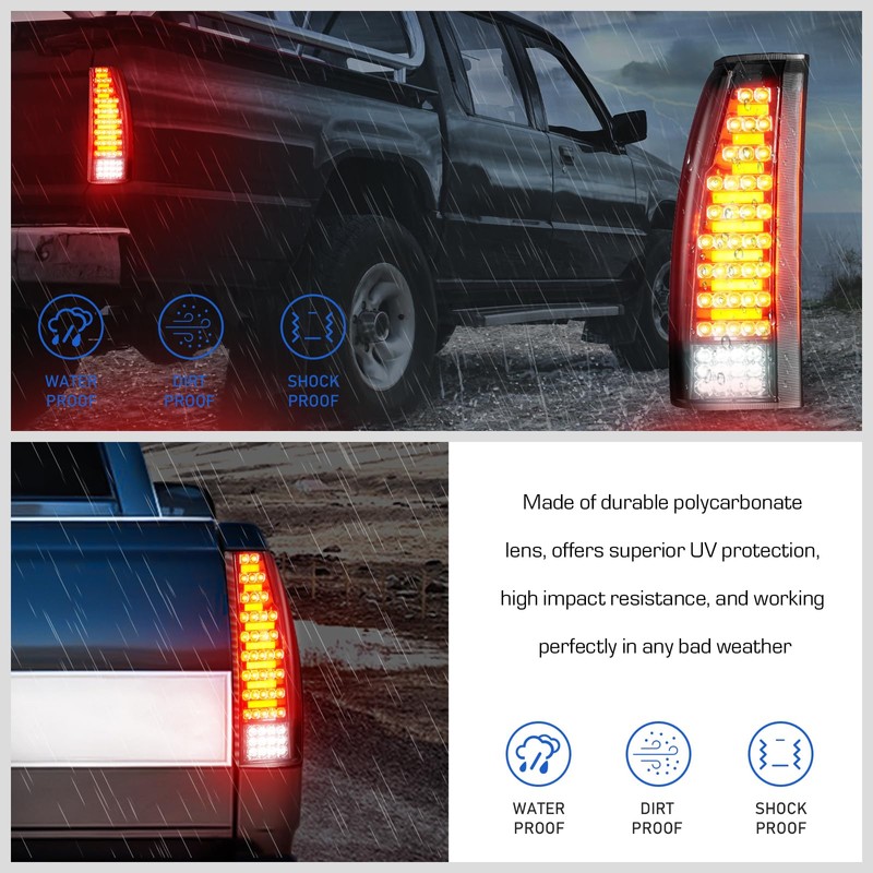 Gubebaili LED Tail Light Assembly Fit for Chevy & GMC