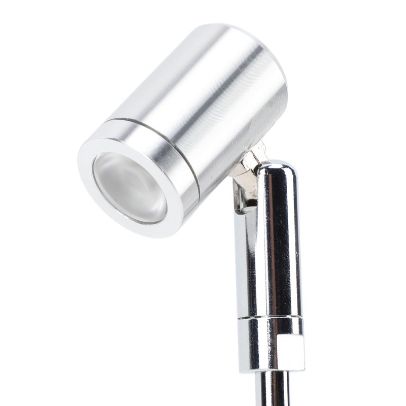Asixxsix LED Mini Spotlight, DC12V Jewelry Showcase Display Light Standing