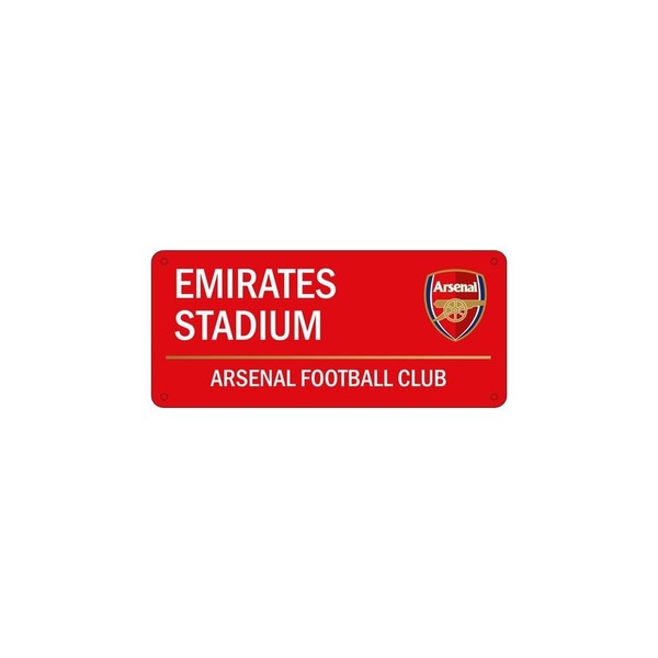 Arsenal Official Merchandise Football Club Sports Accessories, Gifts & Stationary Items. (Street Sign Board - Colour)