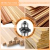 sourcing map Roundover Router Bit 1/2" Shank 3/8" Cut Diameter