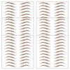 Aresvns 4D Eyebrow Tattoos Brown 66 Pairs, Waterproof Imitation fake
