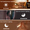 Bitrue Under Cabinet Lighting, 2Pack Rechargeable Magnetic Motion Sensor,Stepless Dimmable,
