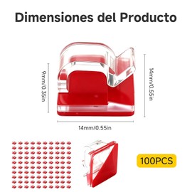 100Pzs Clips Organizador de Cables Autoadhesivo Transparente Soportes de Cable Adhesivos, Para Gestión de Cables en Hogar, Oficina y Coche, Mantén tu Espacio Ordenado y Limpio
