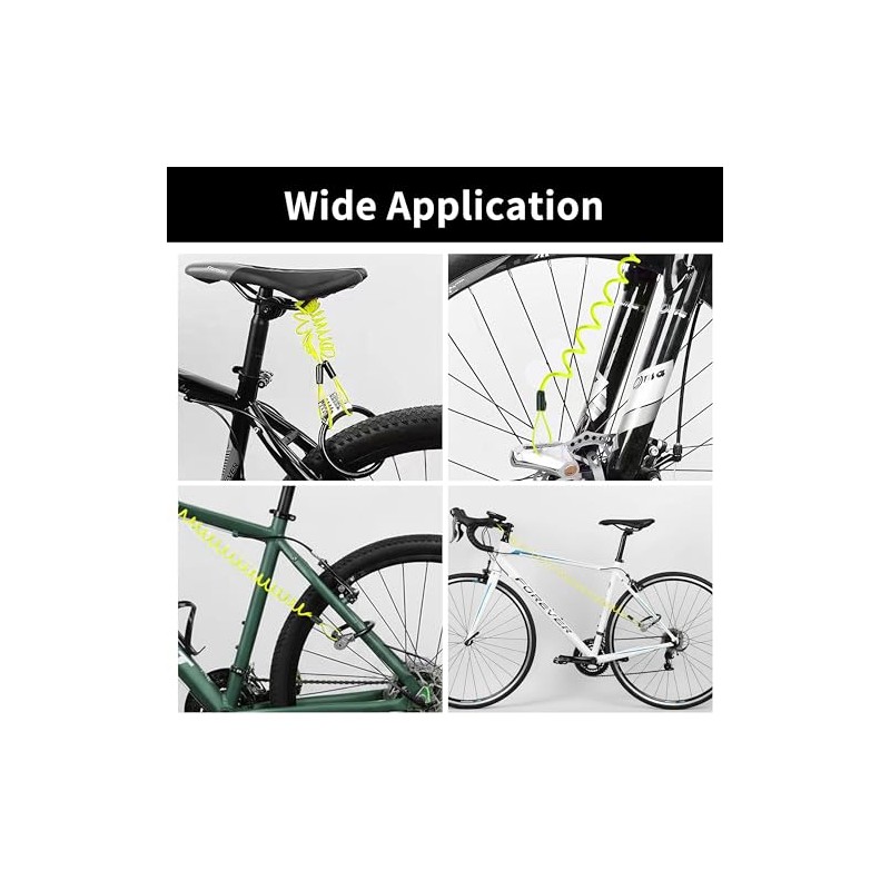 Anti-Theft Cable for Brake Discs - Compatible with Motorcycle Scooter