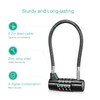 ORIA Combination Padlock, Small Padlocks with Code, 4 Digit Safety