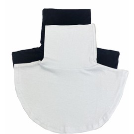 White Black Womens Mock Turtleneck Dickies Fake Collars Faux Turtleneck Blouse Dickiey Half Shirts,2 Pieces