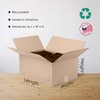The Boxery 12"x5"x5" Brown/Kraft Corrugated Cardboard Shipping Boxes 25-Pack |