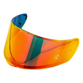 JQF Gear Helmet Visor Shield for SEDICI Strada II and Strada 3 Motorcycle Helmets Visor (Chrome Red)