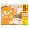 ZEST Jabón en Barra Agua de Coco y Agave, 5pack