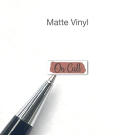 On Call Planner Stickers / 36 Vinyl Stickers (approx 1”) / Highlighted Text Script/Work Life