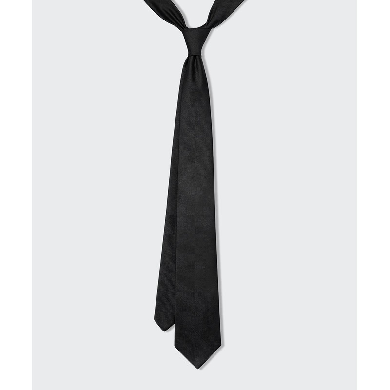 Musinsa Standard Silk Solid Tie [Black]