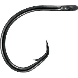 1 Packet of Mustad 39950NP-BN Size 10/0 Demon Perfect Circle Fishing Hooks-Qty:3