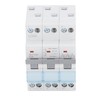Dual Power Manual Transfer Switch DIN Rail Mount 3P Interlock