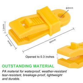 Tarp Clips Heavy Duty Lock Grip,Tarp Clamps for Cover Awnings, Outdoor Camping, Caravan Canopies, Car Covers