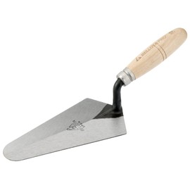 Madrid model forged trowel with beech wood handle 190 x 104 mm
