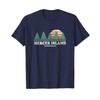 Mercer Island WA Vintage Throwback Tee Retro 70s Design T-Shirt