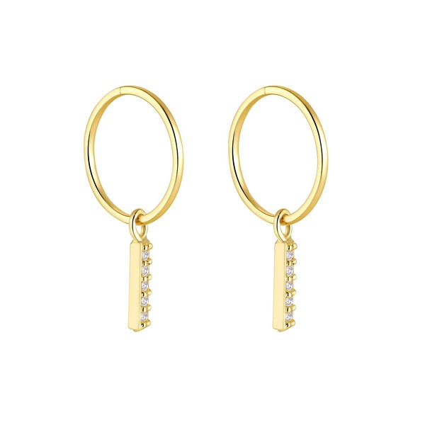 Serenity Sleepers 24K Gold Plated 925 Solid Sterling Silver Sleeper