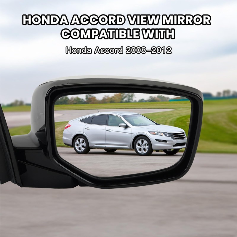 Right Passenger Side Mirror Compatible with Honda Accord 2008 2009