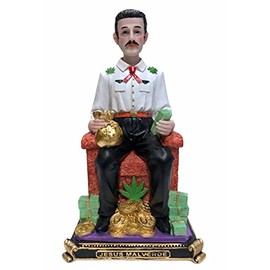 Gigi's Classy Kids 10" Inch Statue Bust of Jesus Malverde, Sinaloa Figurine, Mexico Imagen Estatua Figure