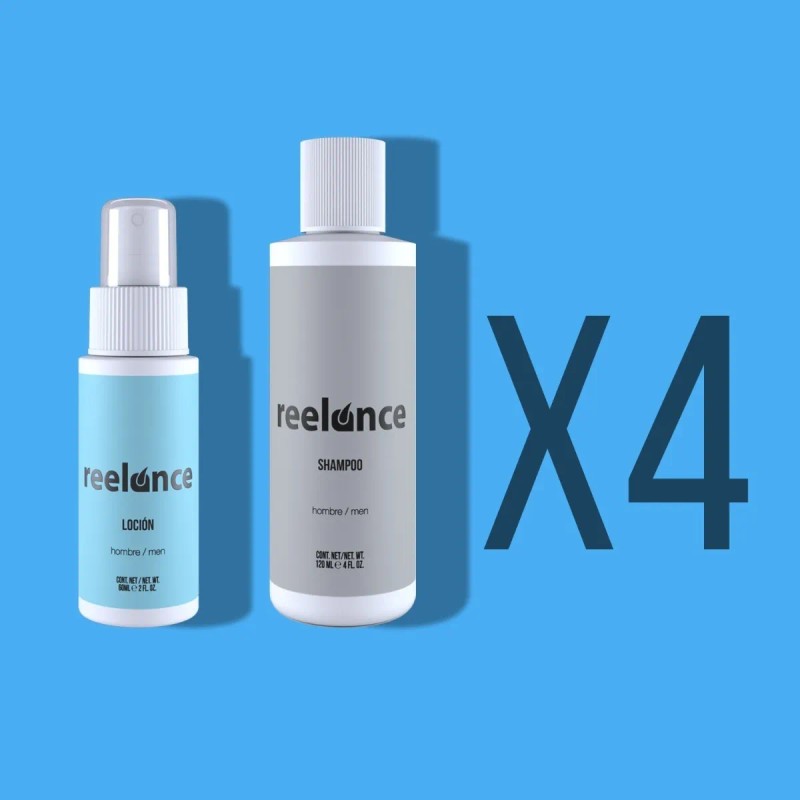 4 Meses De Tratamiento Anti Caída Reelance Hombre