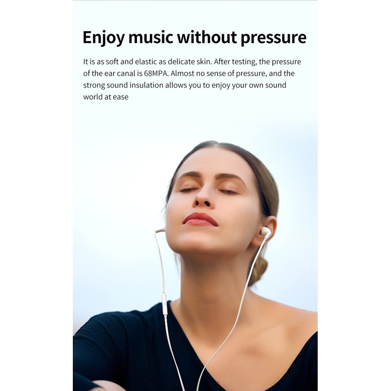Keephifi【10 PCS/5 Pairs】 Earphones Earpads KBEAR 07 Silicone Eartips,Noise Reduction