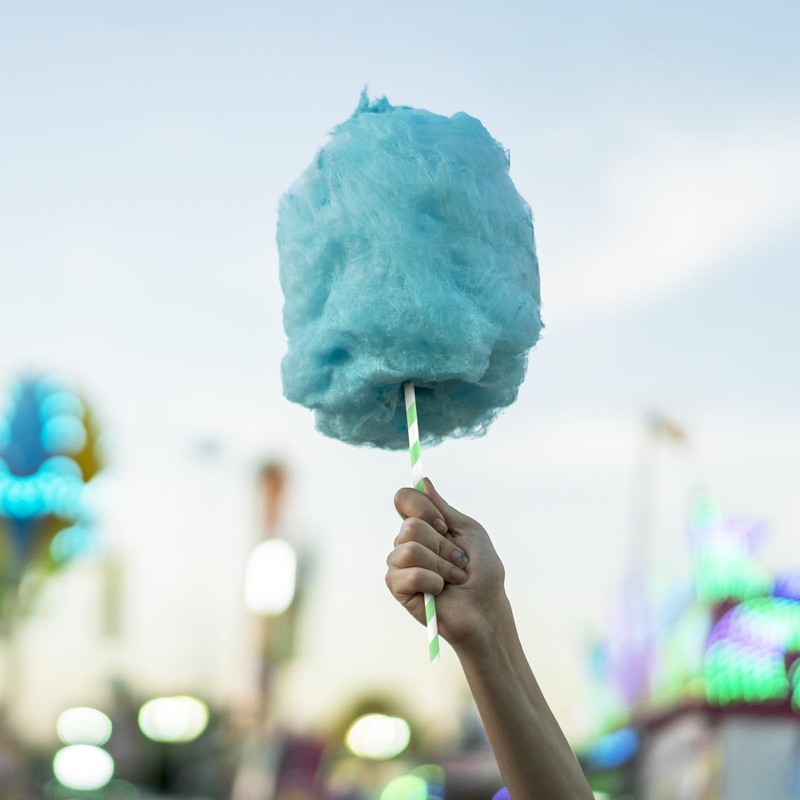 600 Pcs 13.8 Inch Colorful Cotton Candy Holder Sticks, Cotton