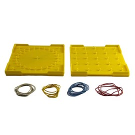Wissner Wissner081610.100 Double Sided Geoboard (15 x 15 cm)