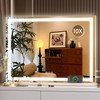 Hasipu Vanity Mirror with Lights, 28" x 20" LED Makeup