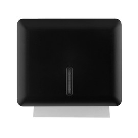 Multifold Paper Towel Dispenser Wall Mount (Black), Folded Hand Towel Dispenser for Bathroom/Restroom (Holds up to 300 Towels), Commercial Paper Towel Holder, Trifold Paper Towels Dispenser by EnBath