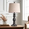 24.5" Table Lamp Set of 2, Rustic Farmhouse Bedside Lamps