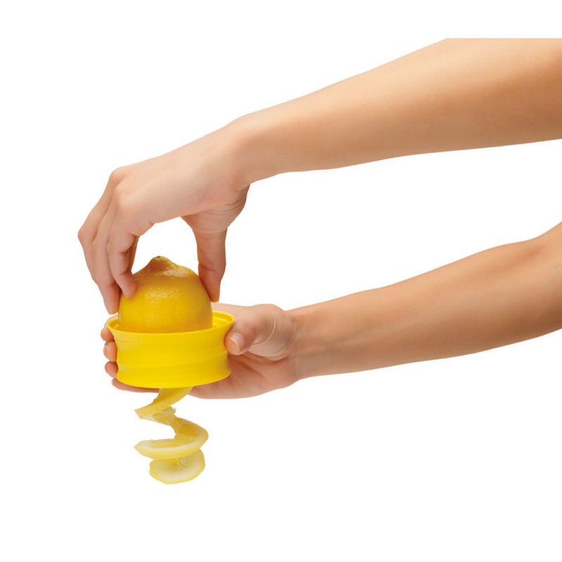 Chef'n Lemon Aid Citrus Spiralizer Lemon Aid Citrus Spiralizer, Yellow,