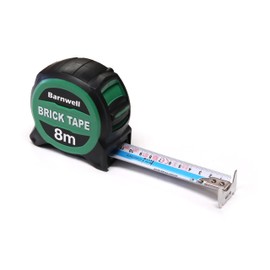 Barnwell 8m Brick Block Courses Counting Metric Only Tape Measure Builders Gauge