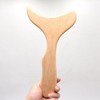 AIMALL Beech Wood Gua Sha Massage Tool, 11.81 Inch Meridian