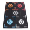 EIMSOAH Black Rubber Basketball Training Mat, Mute Point Reminder for