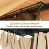 Covered Outdoor 56 Packs Plastic Shower Curtain Rings Hooks, Tightly
