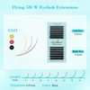 Flying 5D W Clover Lash Extensions 0.07 C Curl 10-15mm