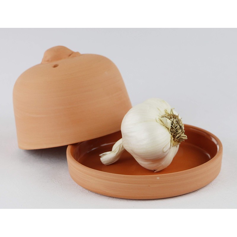 Eurita by Reston Lloyd Terra Cotta Garlic Roaster, Natural