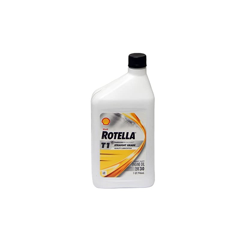 Shell Rotella T1 550019903 30W Straight Grade Engine Oil QUART
