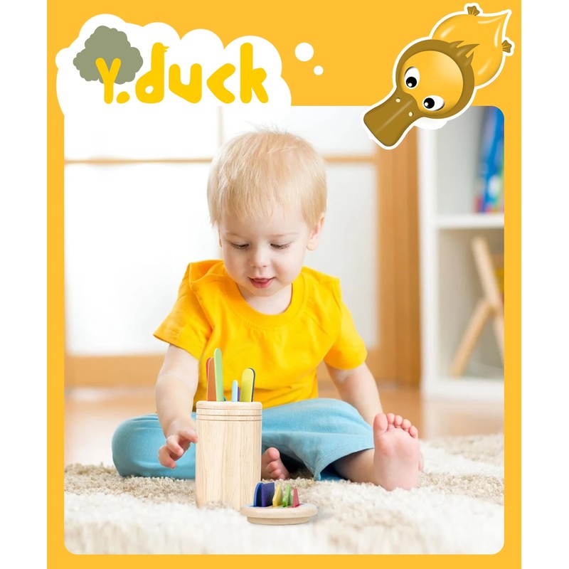 3-in-1 Montessori Toddler Toys - Educational Shape Sorter Games for