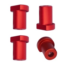 Pack of 4 Bench Hooks 20 mm Bench Dog, Aluminium Alloy Bench Dogs Bench Dog Clamp Bench Stops for T-Track, Tool Planer Bench Woodworking Table Workbench Accessories for 20 mm Dog Hole