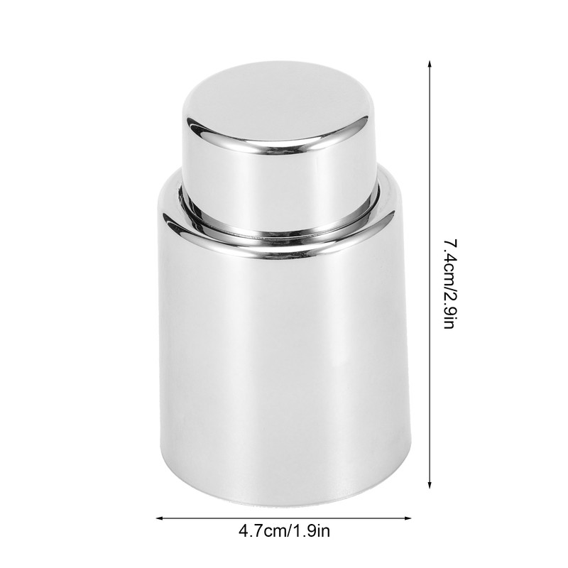Red Wine Bottle Stoppers Stainless Steel Vacuum Champagne Preserver Sealer