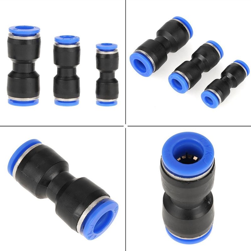 30pcs Straight Quick Release Air Line Fittings 1/4 5/16 3/8