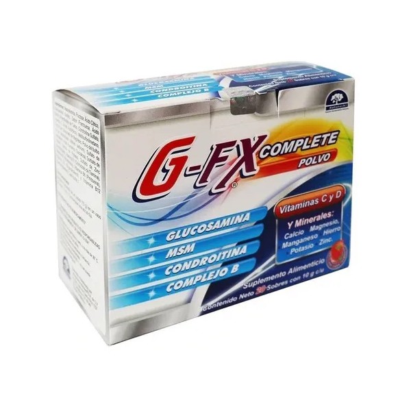 G-fx Complete Polvo C/20 Sobres / Glucosamina, Msm Natutech Sabor
