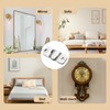 8 Pieces Headboard Wall Flush Mount Brackets: Heavy Duty Flush