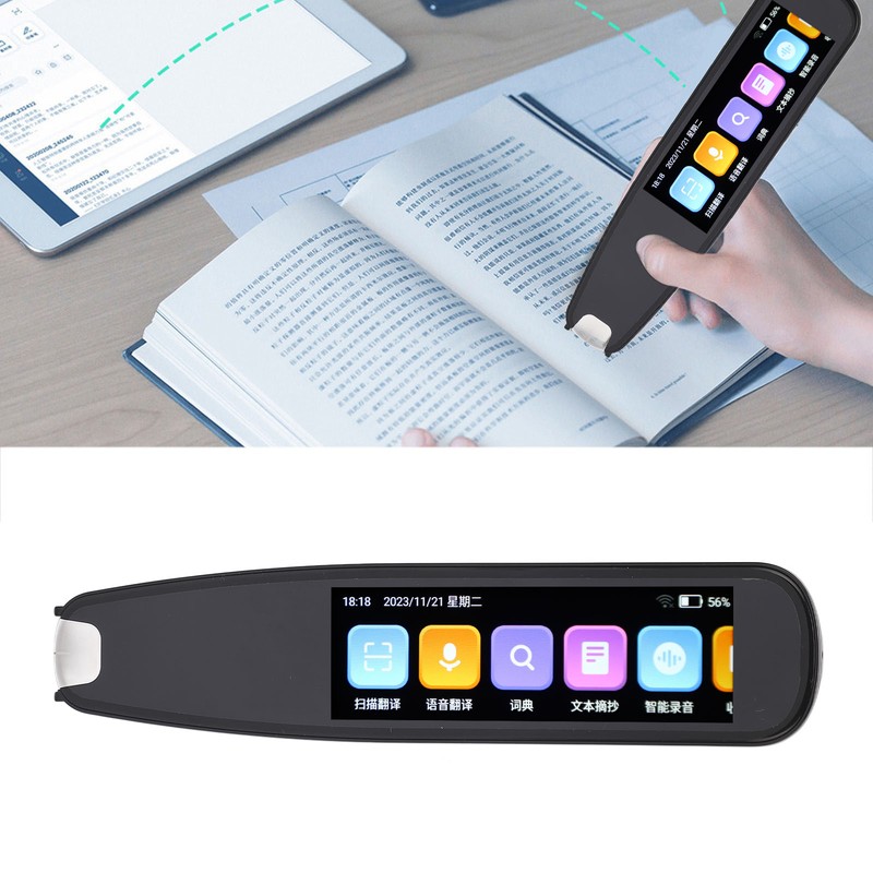 Scanning Translator Smart WiFi 2.99in Touchscreen 131 Online Voice Translation