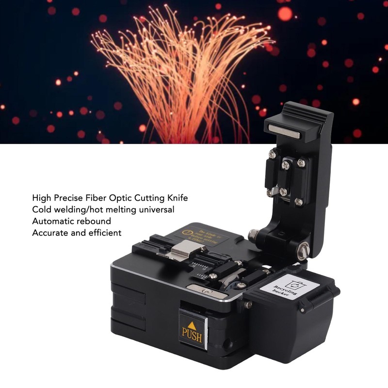 Fiber Cleaver High Accuracy Cold Welding Hot Melting Optical Fiber