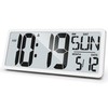 Large Digital Wall Clock with Backlight 14.2 Inch Digital Alarm