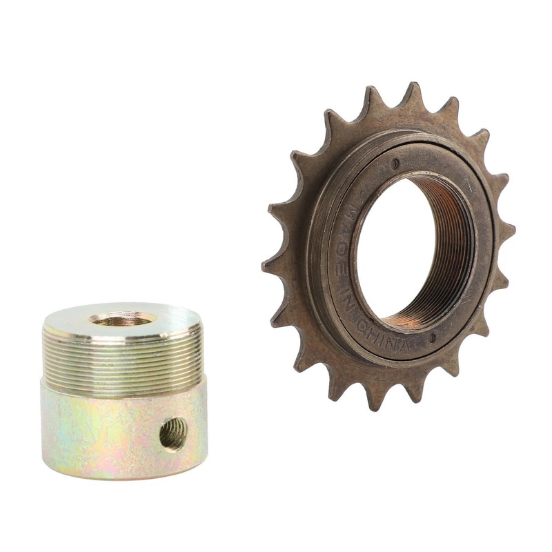 Single Speed Bike Freewheel 18T Threaded Bicycle Freewheel with 13mm