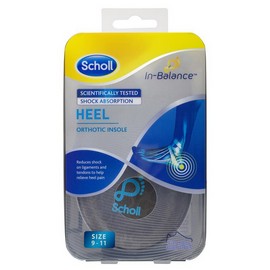 Scholl In Balance Heel and Ankle Orthotic Insole Large